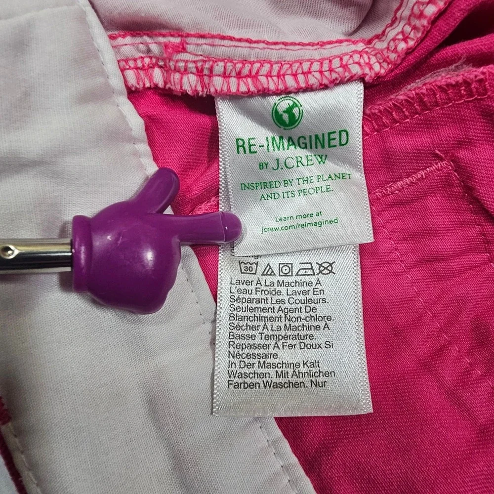 J. Crew Re-Imagined Hot Pink Chino Shorts Women's Size 2 Cotton‎ H1453